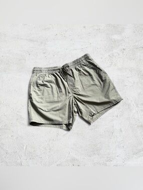 No Boundaries Light Olive Green Drawstring Athletic Shorts